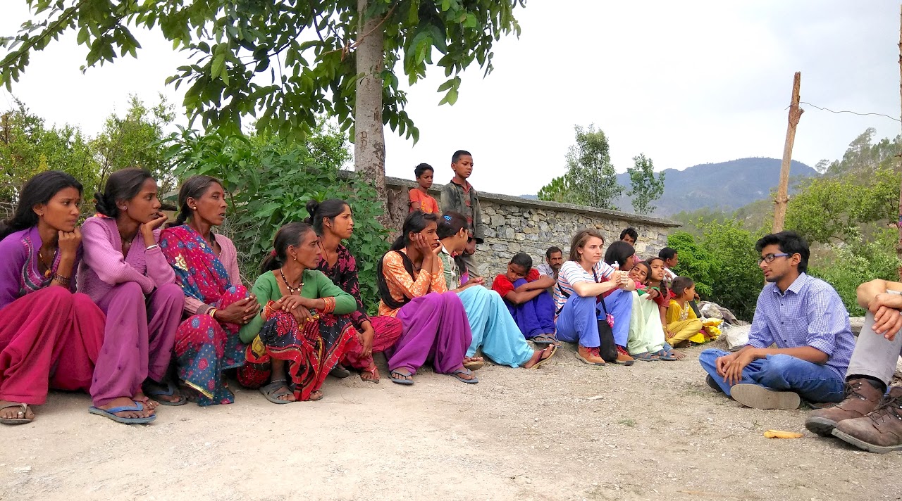 From the Field: Interactions with women Pine Needle Collectors living in a village in rural and remote location in Himalayan foothills