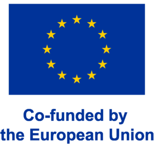 EU emblem with co-funded by European Union text.