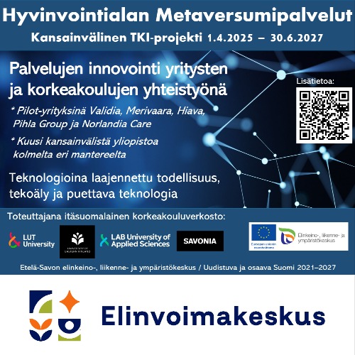 Image of  Hyvinvointialan Metaversumipalvelut / Itä-Suomen yliopisto